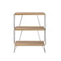 Hanah Home Mesa Lateral de Pino Moderna Industrial 46x76x30 cm Tablero de Partículas Melamina 18mm